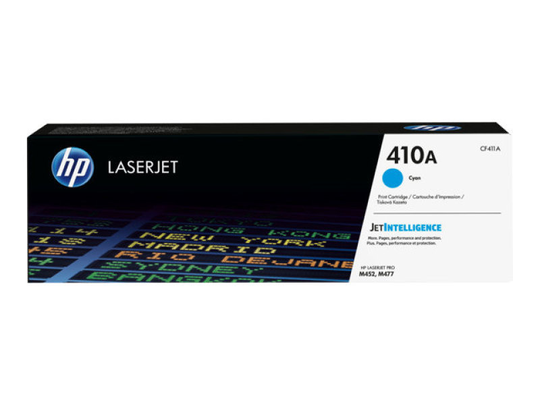 HP 410A Cyan Original LaserJet Toner Cartridge -CF411A