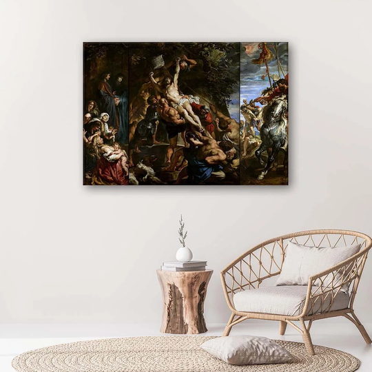 Canvas Print Exaltation Of The Cross - P. P. Rubens