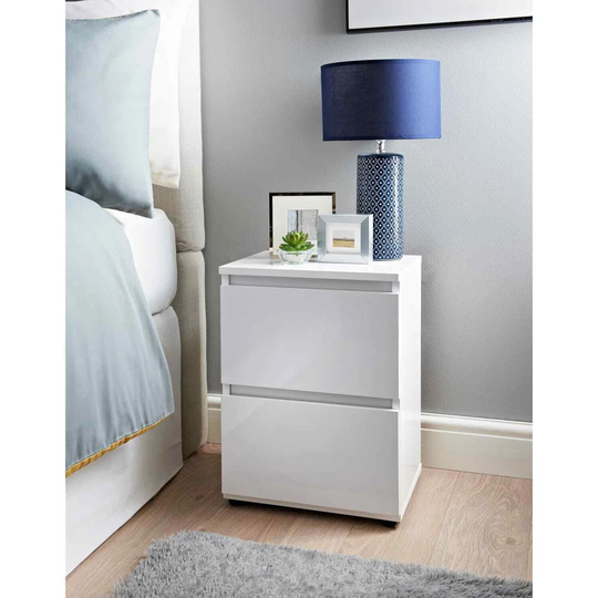 Garelli 2 Drawer Bedside Table