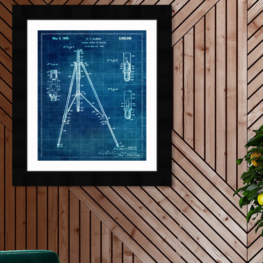 'Tripod 1942' Framed Graphic Art