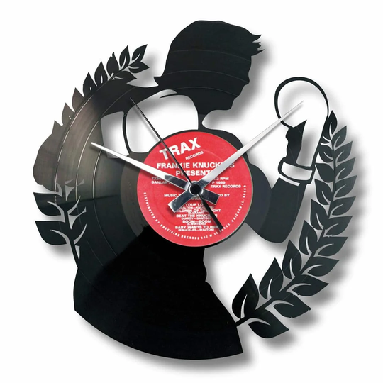 Vinyl for Those Who Love Boxing 30cm Silent Wall Clock