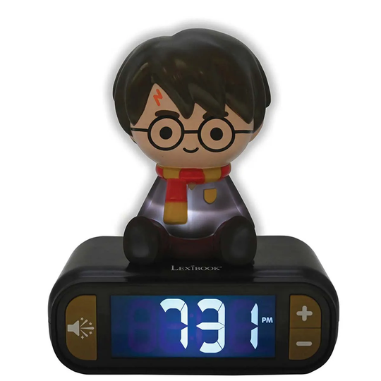 Lexibook Harry Potter Childrens Clock With Night Light
