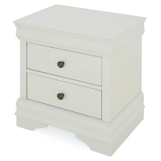 Moorton 2 Drawer Bedside Table