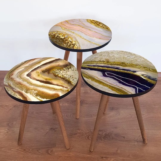 Beckner 3 Piece Nest of Tables