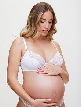 Ann Summers Bras Sexy Lace Planet Maternity & Nursing, White, Size 32Ff, Women
