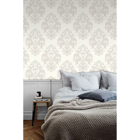 Apryl Damask Wallpaper