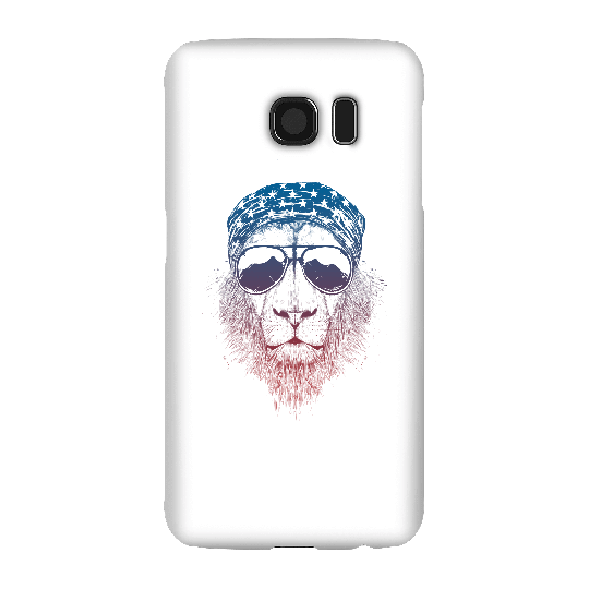 Balazs Solti Bandana Lion Phone Case for iPhone and Android - Samsung S6 - Snap Case - Matte