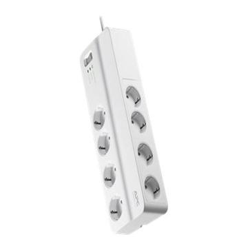 APC SurgeArrest Essential Surge Protector 8-sockets 10A - White