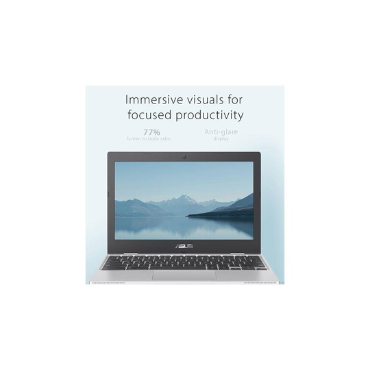 ASUS CX15 15.6" Chromebook - Intel Celeron 4GB RAM 64 GB eMMC Silver