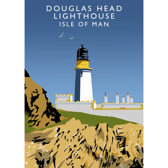 Douglas Head Lighthouse 1 by Richard O'Neil - Graphic Art Print on Paper