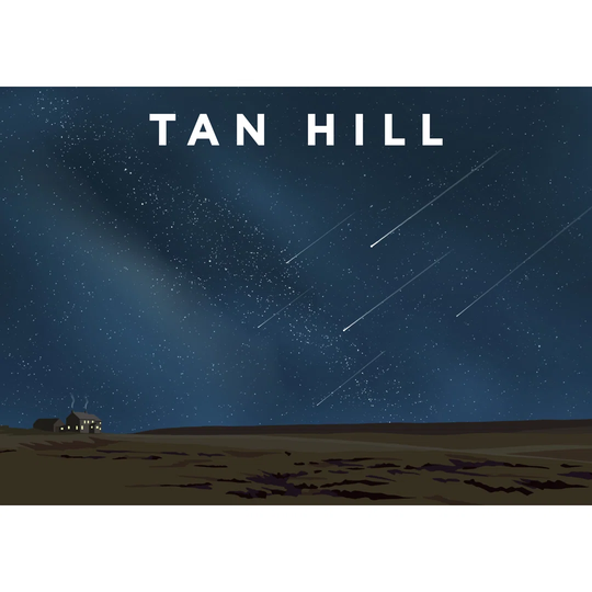 'Tan Hill Night' Graphic Art