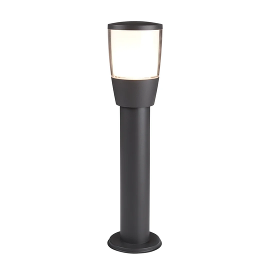 Aniyah Dark Grey 1 -Light Hardwire Lamp Post