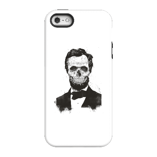 Balazs Solti Suited And Booted Skull Phone Case for iPhone and Android - iPhone 5/5s - Tough Case - Matte