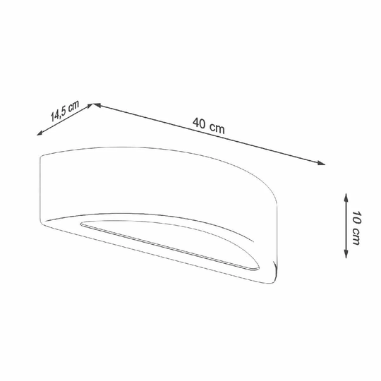 Sollux Wall Lamp Atena Concrete