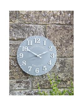 Smart Garden Westminster Garden Clock- Greystone (12-Inch)