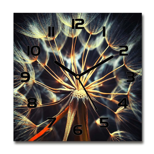 Imerio Dandelions Silent Wall Clock