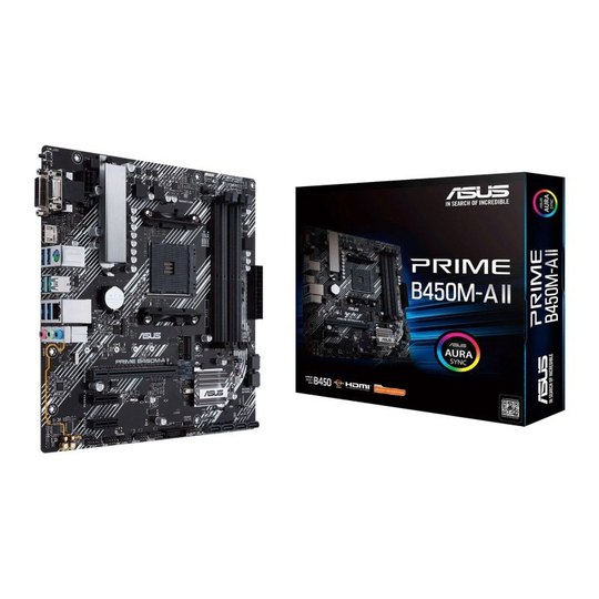 ASUS Ryzen PRIME B450M-A II AM4 mATX Motherboard