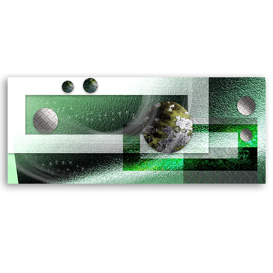 Canvas Print, Green Abstraction 16879