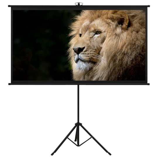 vidaXL Projection Screen with Tripod 90" 16:9 Film Display Projector Screen