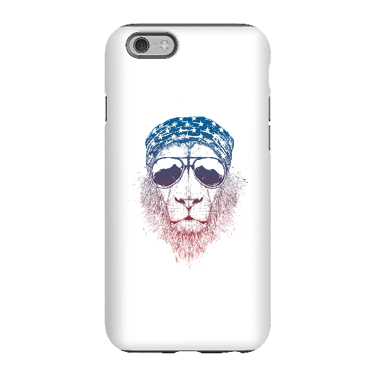 Balazs Solti Bandana Lion Phone Case for iPhone and Android - iPhone 6 - Tough Case - Matte