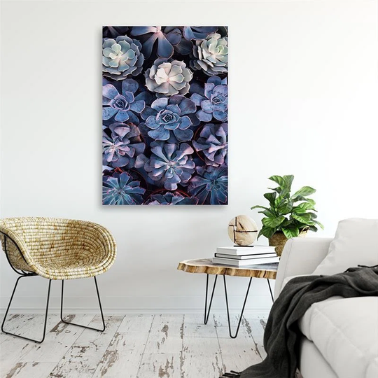 Canvas Print Scandinavian Lilac Flowers