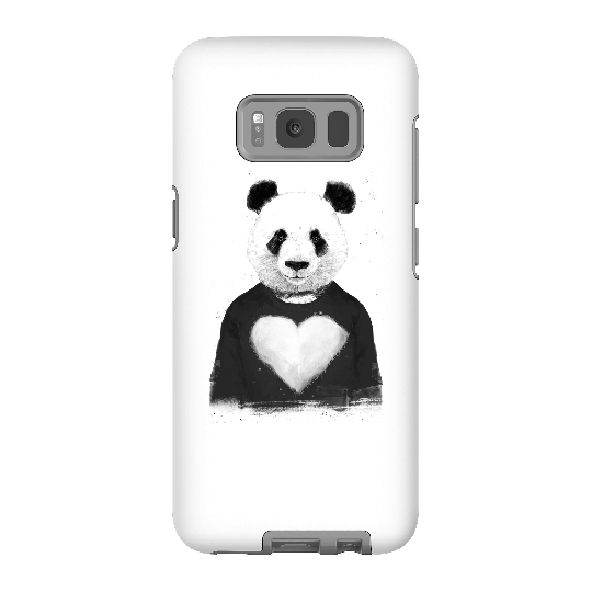 Balazs Solti Panda Love Phone Case for iPhone and Android - Samsung S8 - Tough Case - Matte