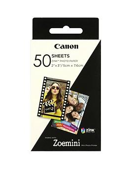 Canon Zoemini Zink Photo Paper 50 Sheet Pack