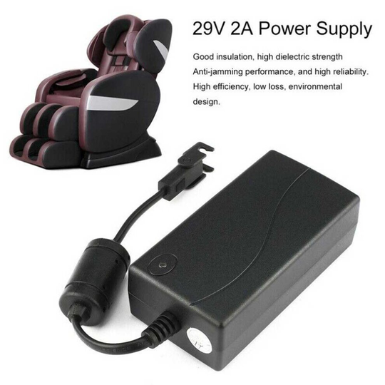29V 2A AC/DC Power Supply For Electric Recliner Sofa Chair Adapter