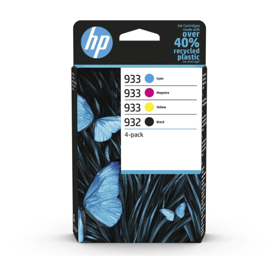 HP 932 Black/933 Cyan/Magenta/Yellow 4-pack Original Inks