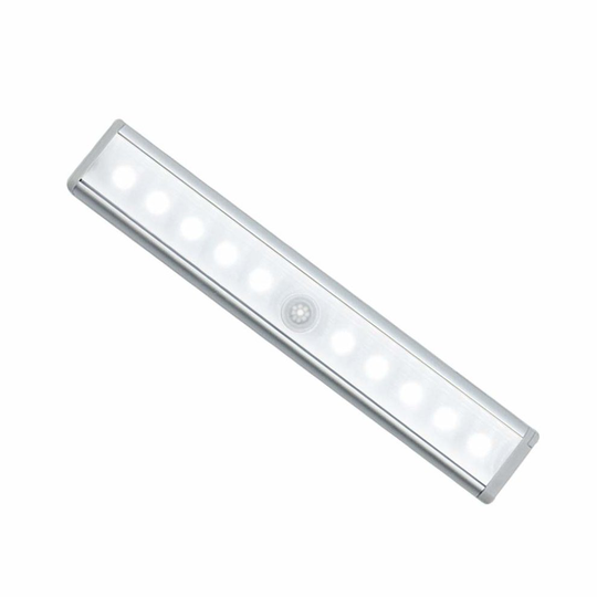 Oisee LED Motion Sensor Cabinet Light Battery Wireless Wardrobe Light Bar Motion Activated Closet Night Light Magnetic Strip Auto On/Off Stick-on...