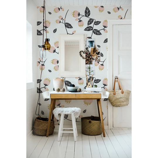 Walllpaper Roll 360X250cm Wallpaper Material With Print Kitchen Livingroom Bedroom Mural Decoration - Vintage Flowers