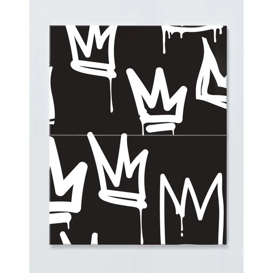 Crown Motif Magnetic Wall Mounted Cork Board