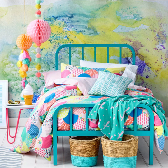 Groveson Abstractful Splash Pastel Wallpaper