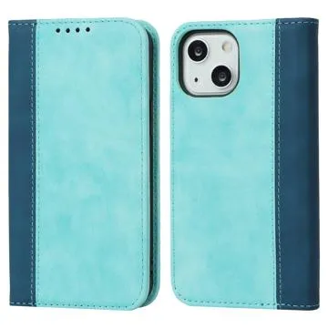Elegance Series iPhone 14 Plus Wallet Case - Light Blue / Dark Blue