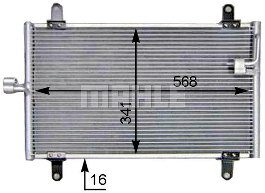 Condenser Air Conditioning 8FC351305-211 by BEHR
