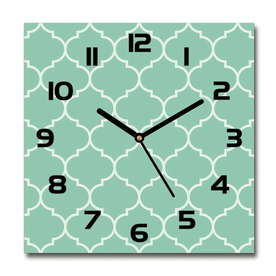 Indrid Moroccan Background Silent Wall Clock