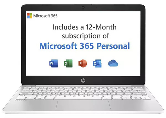 HP 15s-fq0028na 15.6in Pentium 4GB 128GB Laptop - Silver
