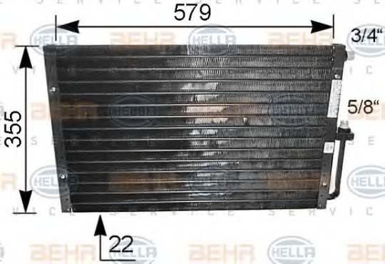 Air Conditioning 8FC351039-091 by Hella