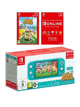 Nintendo Switch Lite Console With Animal Crossing New Horizons + Free 3 Months Nintendo Switch Online
