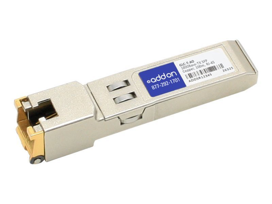 AddOn Cisco GLC-T-AO - Compatible SFP Transceiver - SFP (mini-GBIC) Transceiver Module - GigE