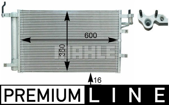 Condenser Air Conditioning 8FC351303-081 by BEHR