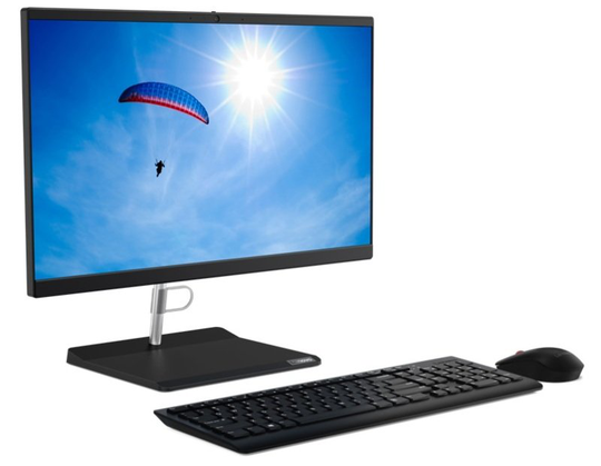 Lenovo V30a All-in-One Desktop PC, Intel Core i5-1035G1 1GHz, 8GB RAM, 256GB SSD, 23.8" Non-Touch Display, WiFi, Windows 10 Pro