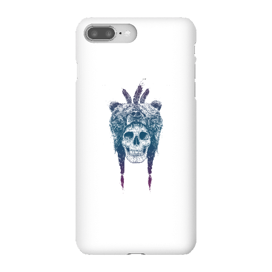 Balazs Solti Bear Head Phone Case for iPhone and Android - iPhone 8 Plus - Snap Case - Matte