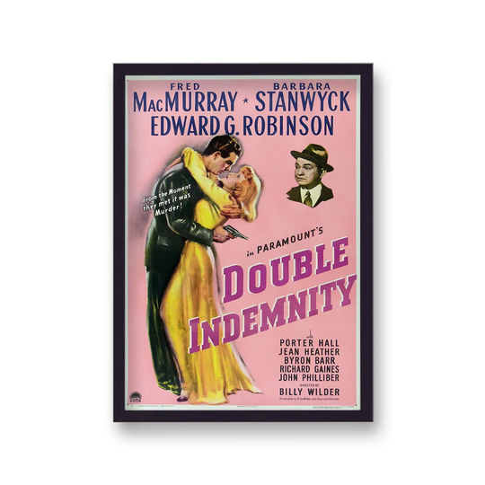 Vintage Movie Print Edward G Robinson Double Indemnity