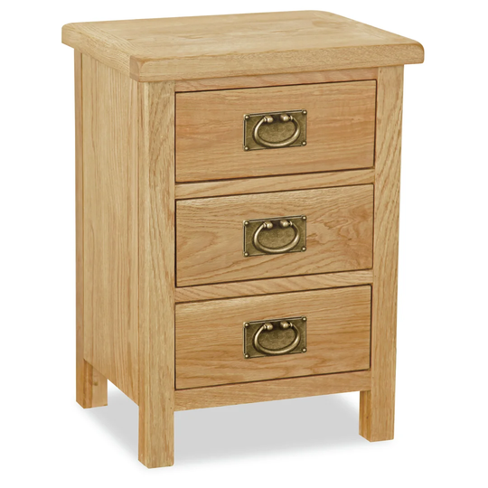 Ates 3 Drawer Bedside Table