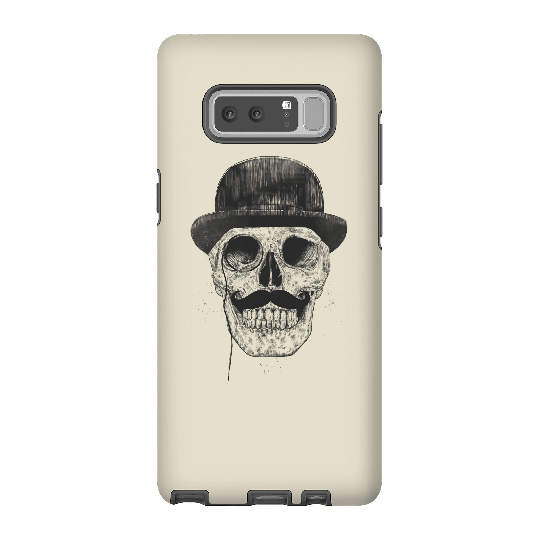 Balazs Solti Monocle Skull Phone Case for iPhone and Android - Samsung Note 8 - Tough Case - Gloss