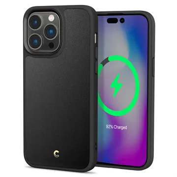 Spigen Cyrill Kajuk Mag iPhone 14 Pro Hybrid Case - Black