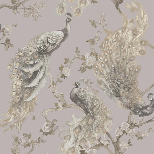Holden Decor Menali Grey Wallpaper