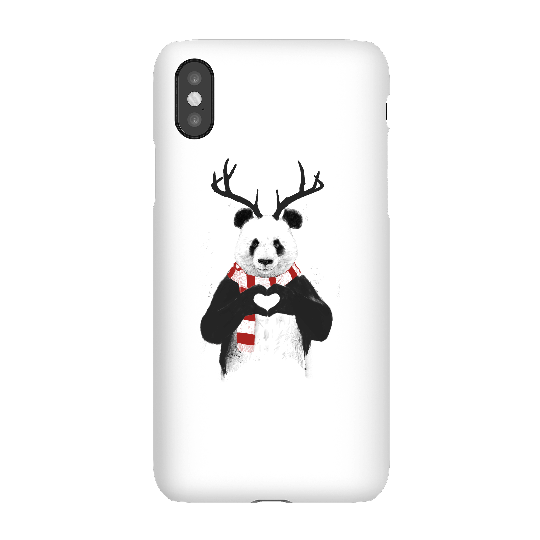 Balazs Solti Winter Panda Phone Case for iPhone and Android - iPhone X - Snap Case - Gloss