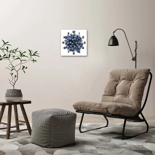 Jodel Blueberries Silent Wall Clock
